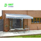 UV Protection Sun Shade Awning With Folding Arm