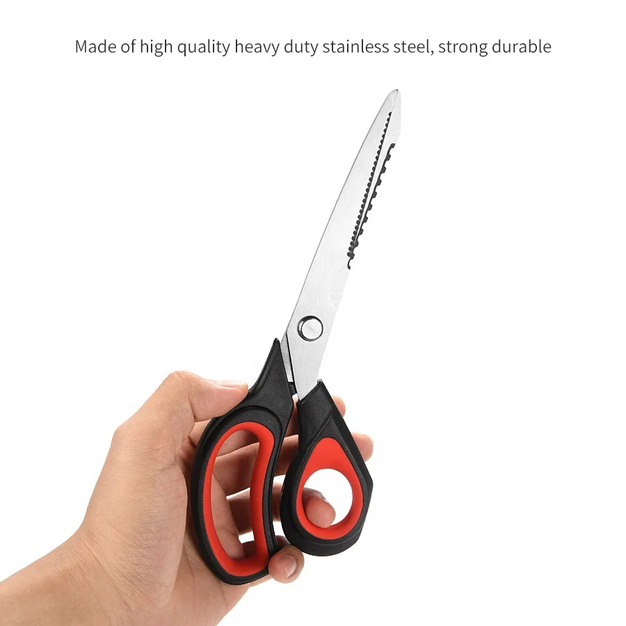 Multifunctional Corrosion Resistant Polished Stainless Steel Kitchen Household Scissors