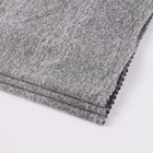 2019 good selling DTY melange knitted custom spandex polyester fabric