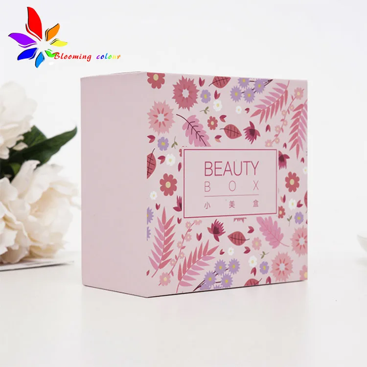 custom yellow paper card packaging box for data line