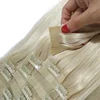 Fast Shipping Wholesale Top Quality Natural Weft Pu Seamless Clip Hair Extensions