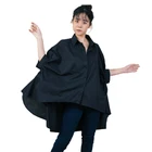 Women's Women High-quality Low-priced Women's Pain Loose Shirt Fashion Simple Irregular Long Shirt