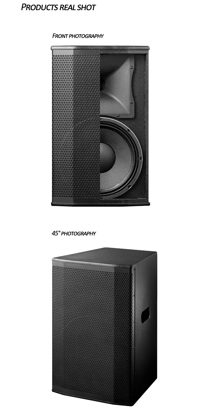 Bocaucus high quantity 15 inch subwoofer speaker OEM PA sound system professional plywood cabinet speaker box - ANKUX.COM