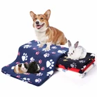 Breathable Pet Cat Blanket Soft Warm Fleece Mat Bed Cover dog blanket