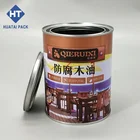 4L metal tin can for coating oil ink used paint tin container/can