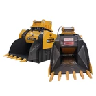 Concrete Rock Crusher Jaw Buckets For Excavators