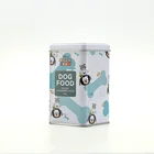 Dog food tin box/Pet Food Metal Tin Storage Container/cat food tin box dog food tins wholesale