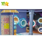 Space Theme Commercial Kids Game Colorful Children Playground Equipment Indoor
