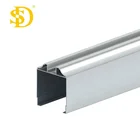 Aluminum extrusion profiles used for office partitions with various surface treatmenT