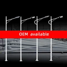Factory Wholesale 6m 8m 9m steel Sign road street light pole
