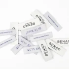 Packaging Customization Custom Design Clothing Accessories Fabric Printed Silk Woven Clothing Size Tag