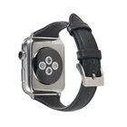 China Custom Made Quick Release T-Shaped Leather Strap For Apple Watch Straps 38Mm 42Mm