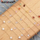 GUFEATHER C45,jewelry making Gemstone chain jewelry findings components necklace for women 1 m/bag