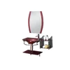 manufacture low price red fashion design new style glass basin