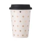 Hot Selling Heated Luxury Gold Mug Custom Print Ceramic Coffee Cup with Silicone Cover