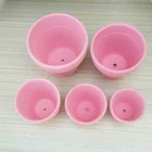 Color Pot Pink Wholesale Cheap Pink Color Round Shape Flower Pot Home Decoration Ornaments Plant Planter