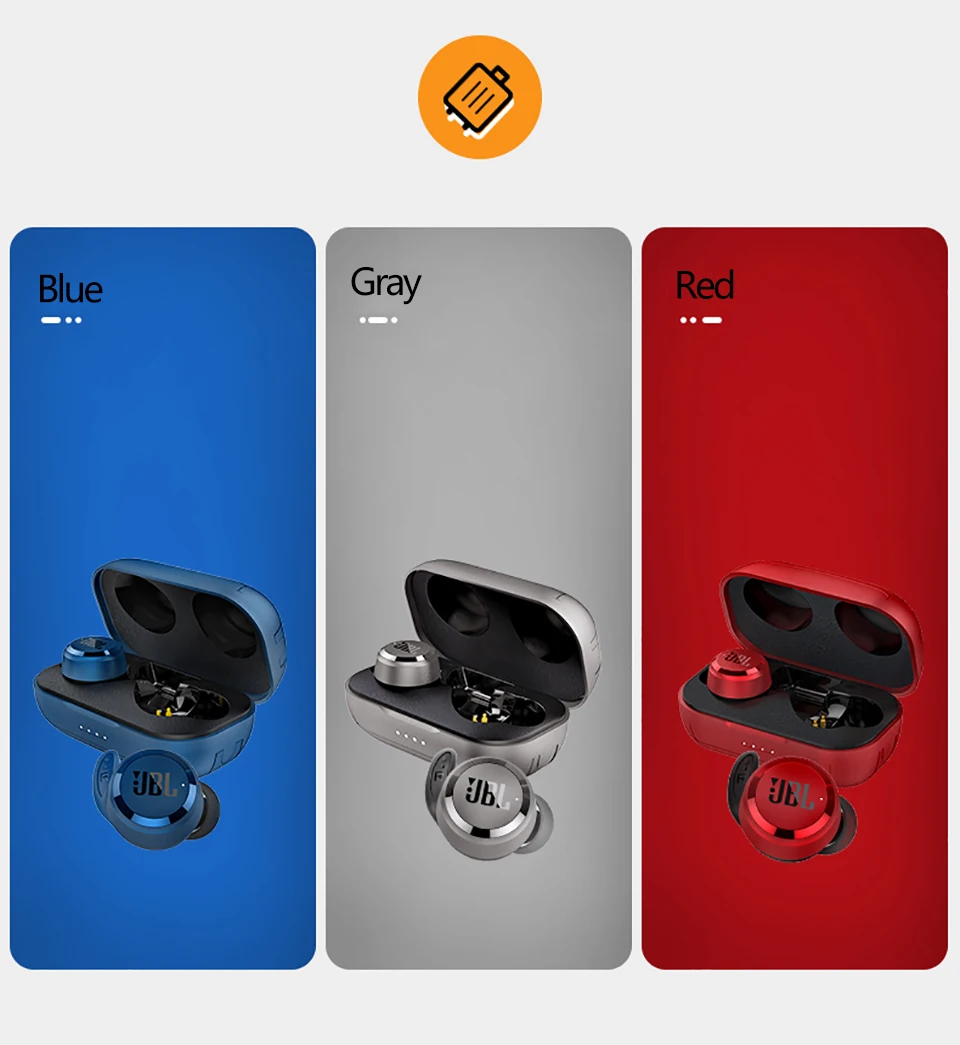 JBL T280TWS In Ear Wireless Bluetooth V5.0 Earphone Sport IPX5 Waterproof Stereo Music Dynamic Earphone with Charge Box - ANKUX.COM