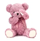 Rose Knitted Rose Plush 12mm PV Plush Fabric For Bear Toys Dog Bed Blanket