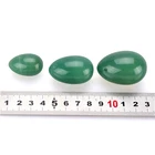 Natural Aventurine Crystal Semi Precious Stone Egg Jade Massage Yoni Eggs For Vaginal Exercise
