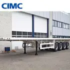 CIMC Dongyue flatbed semi trailer or flat bed trailer