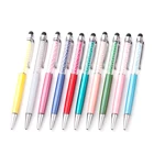 New Design Promotion Fashion Metal Pearl Screen Ballpoint Pen With Stylus