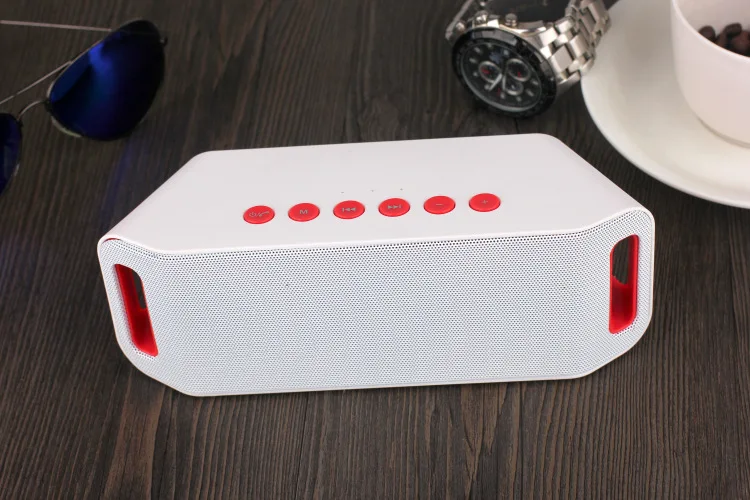 S204 Wireless portable Speaker super bass stereo Rechargeable loudspeaker Handsfree Music AUX Player FM Radio - ANKUX.COM