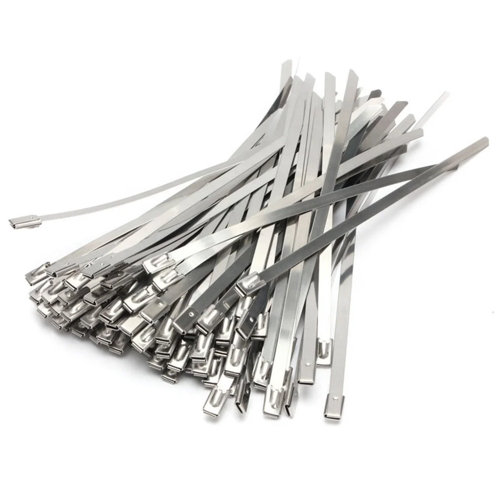 4.6x200mm stainless steel cable tie self-locking cable zip