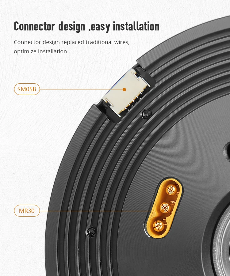 CubeMars-R60-KV115-Rear-Easy-Installation