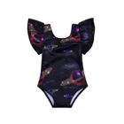 Baby Girls Swimwear One Piece Swimsuit Children's Swimwear Cute Kid Summer Dress Bathing Suit Bikini Beachwear Custom