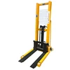 Manual Hand Hydraulic Pallet Stacker Side Lift Forklift, High Lift Container Lifting Forklift Hand Pallet Stacker