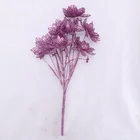 Light Purple Christmas Tree Glitter Branch Leaves