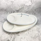 Restaurants and hotels tableware plates manufacturer melamine divided plate