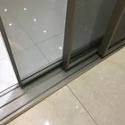 Double tempered glass 16 mm narrow frame aluminum sliding doors prices Philippines