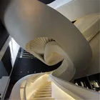 Custom using modern household design spiral curved stainless steel staircase