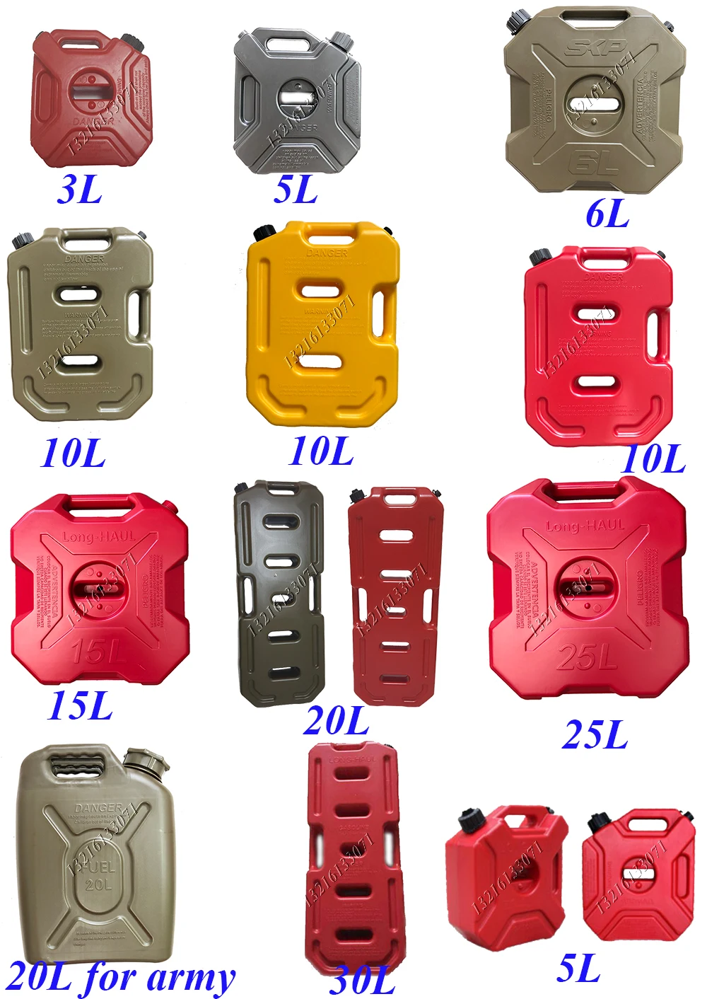 Plastic jerry can