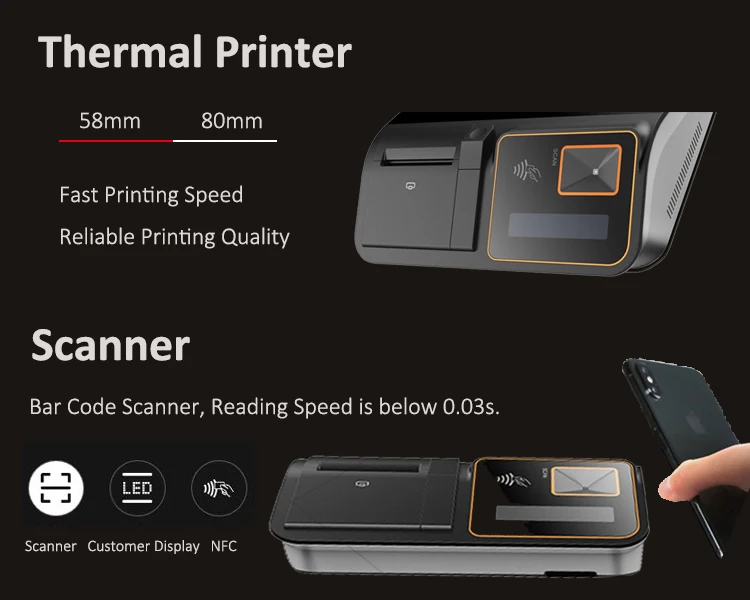 pos computer with printer