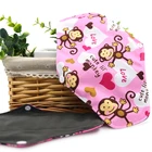 Wholesale reusable Women menstrual pads Natural biodegradable material organic bamboo cotton Washable sanitary napkins