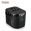 Newest design Universal Travel Adapter USB adaptor Electrical Plug Socket Portable for digital devices Charger