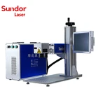 30w 3D fiber laser marking and mini cutting machine for wood carving from Sundor Laser