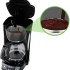 再利用可能なコーヒーフィルター 8-12 カップ永久コーヒーフィルターバスケット洗えるコーヒーメーカーフィルター部品 bpa と互換性-送料