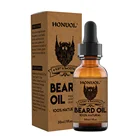 Private Label Custom HONUOL 100% Natural Pure Beard Oil Organic Argan Beard Growth Oil For Men Beard Care