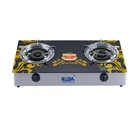 Restaurant appliances home modern cooking luxury Indian style hot sale 2 burner vertical home cooktop gas stove