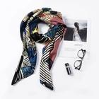 Fashion Scarf Wholesale Stylish Fashion Custom Polyester Digital Printing Turkish Scarf Women's Satin Shawl