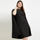 Yunyafashion Factory Custom Plus Size Elegant Women Cape Dress