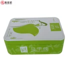 Rectangular tin packaging box for food or candy or gift metal box