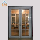 U PVC window and door/pvc window with roller shutter/pvc toilet door pvc bathroom door price