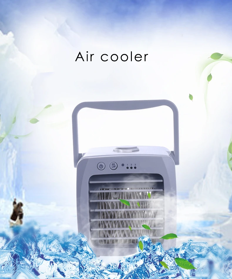 Portable mini air conditioner portable home office dormitory air home dormitory USB small fan cooler