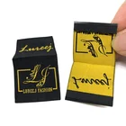 Garments Logo Custom T shirt Clothing Textile Clothing Labeling Private Woven Labels for Clothing