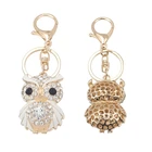 Wholesale 6.6cm Cute Bag Pendant Mix Crystal Rhinestone Animal Shape Metal Key Chain