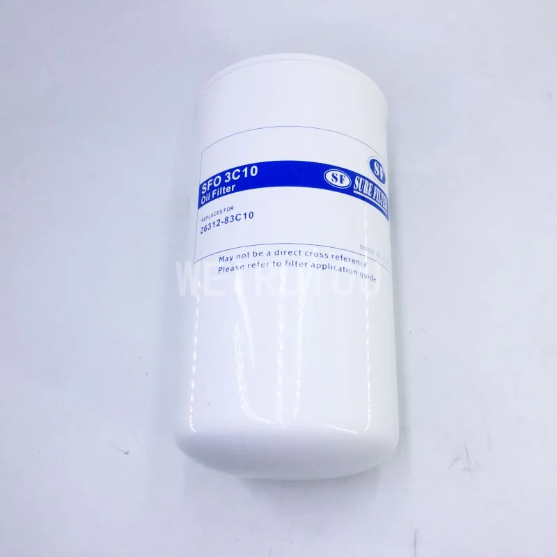 Excavator Spin on oil filter 26312-83C10